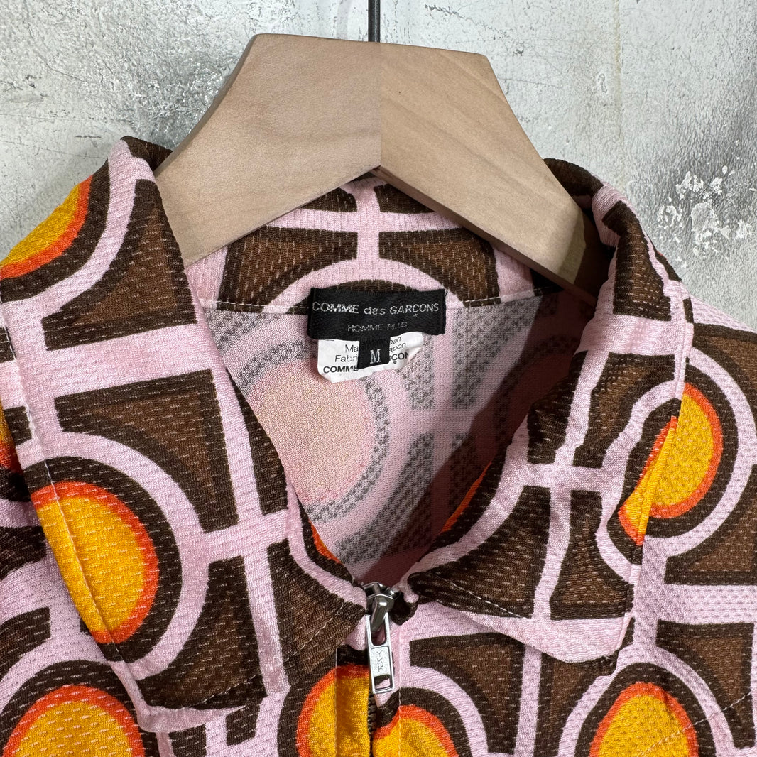 CDG Homme Pink Panther Mesh Track Jacket