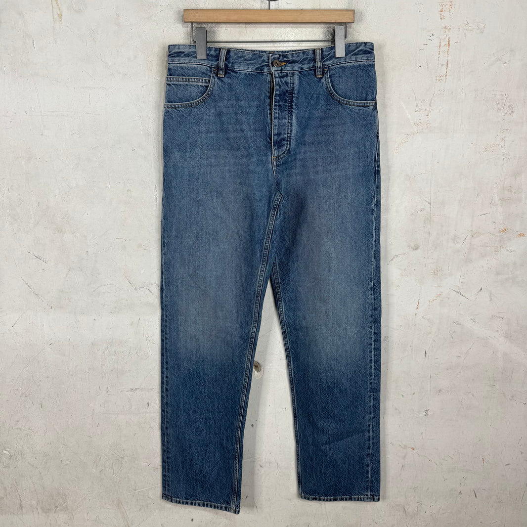Bottega Veneta Lightwash V Stitch Jeans