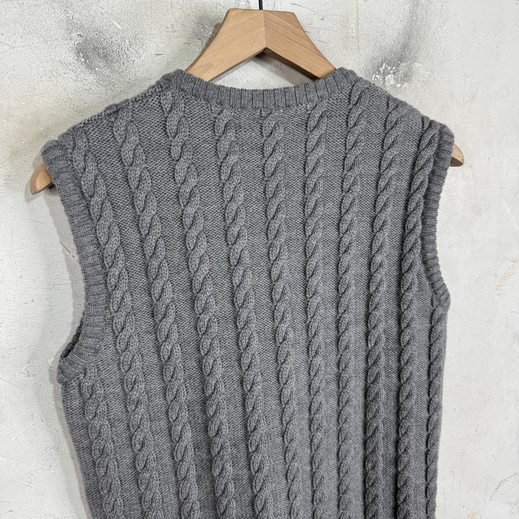 Raf Simons AW99-00 Cable Knit Sweater Vest