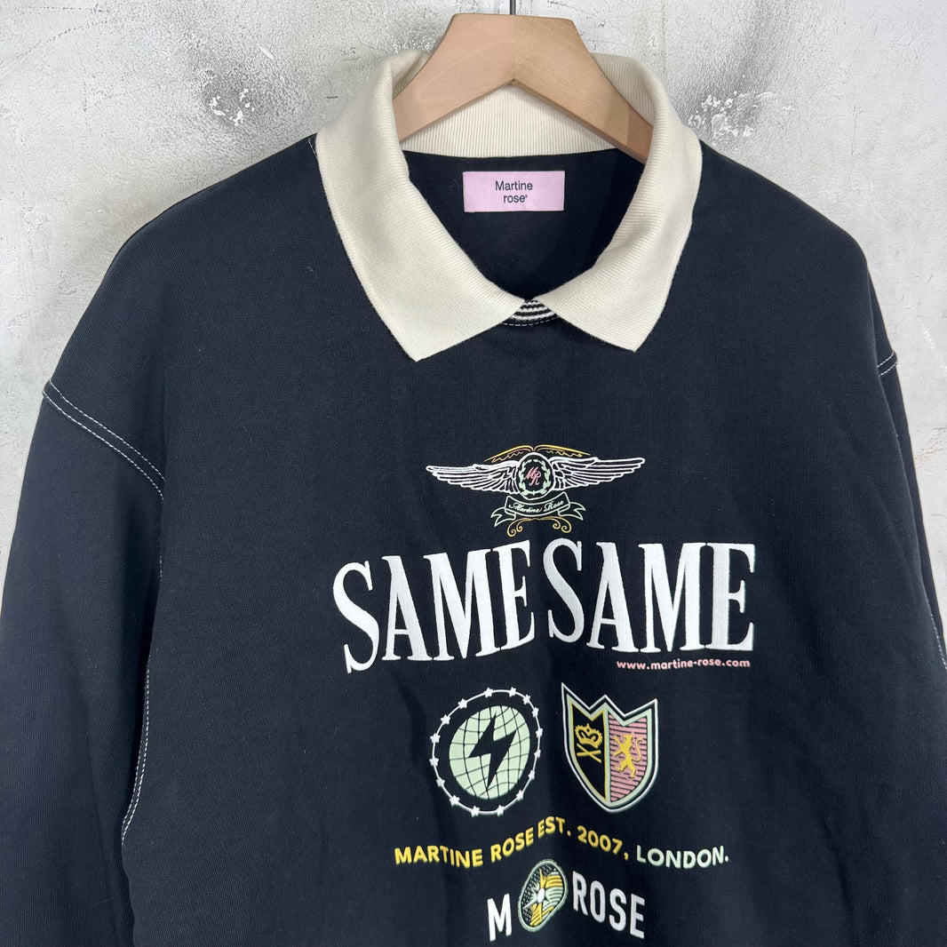 Martine Rose Same Same Collared Sweatshirt