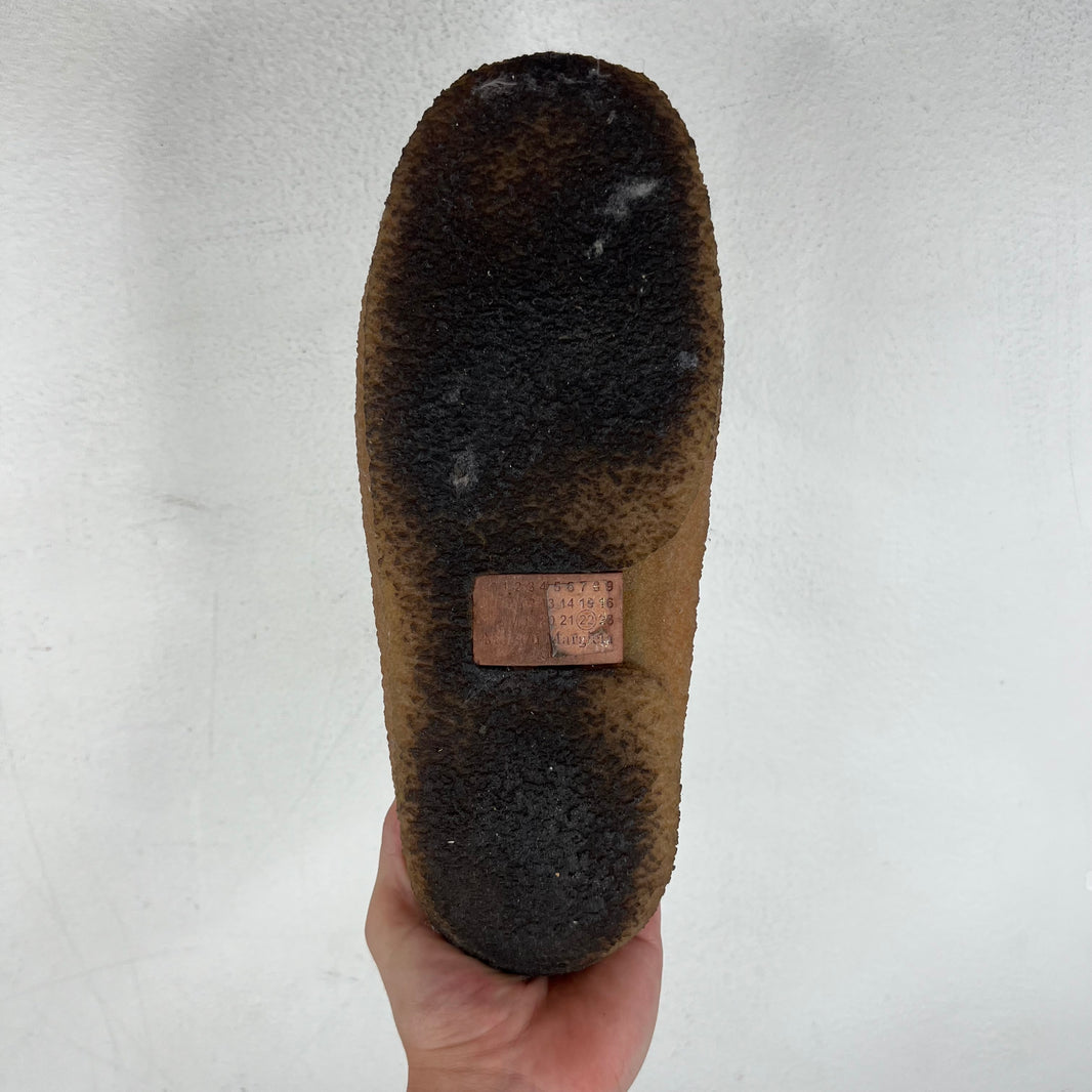 Margiela White Puffer Crepe Slip On Mules