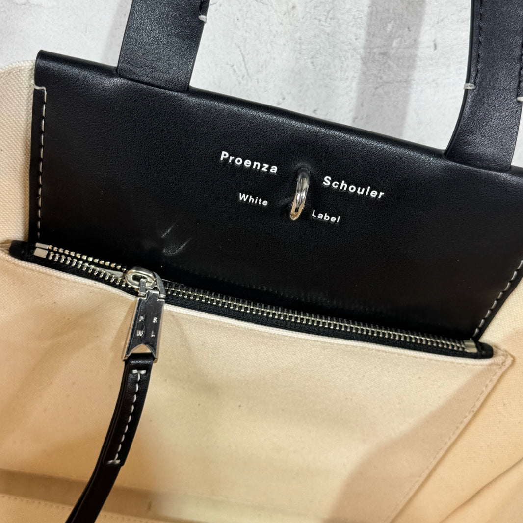 Proenza Striped Tote Bag