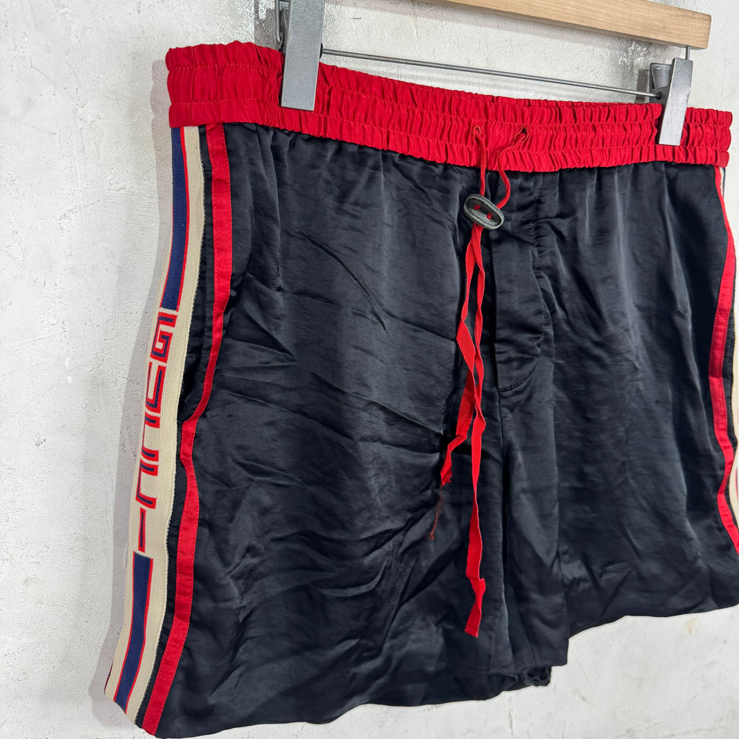 Gucci Silk Logo Shorts