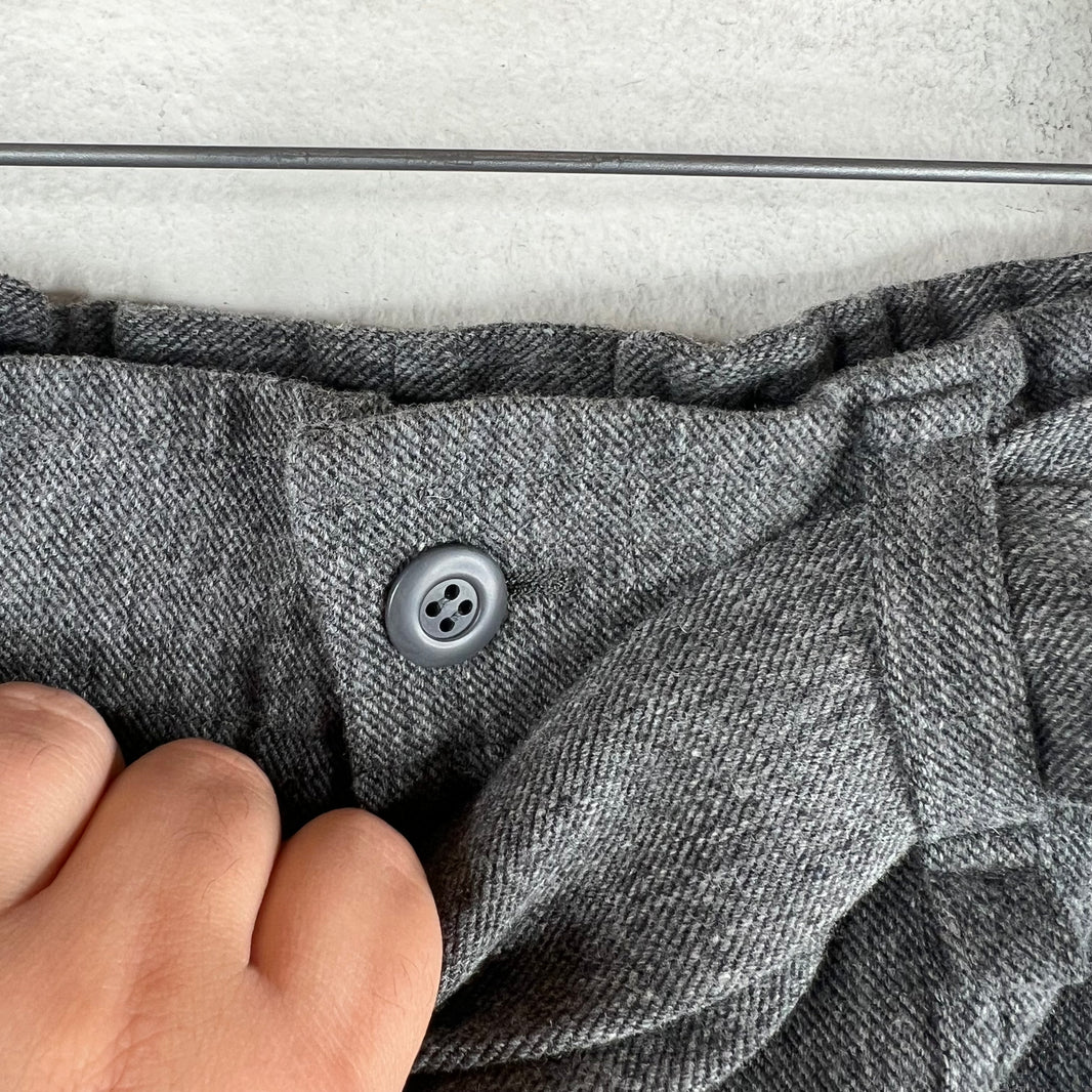 Issey Miyake Belted Wool Trousers