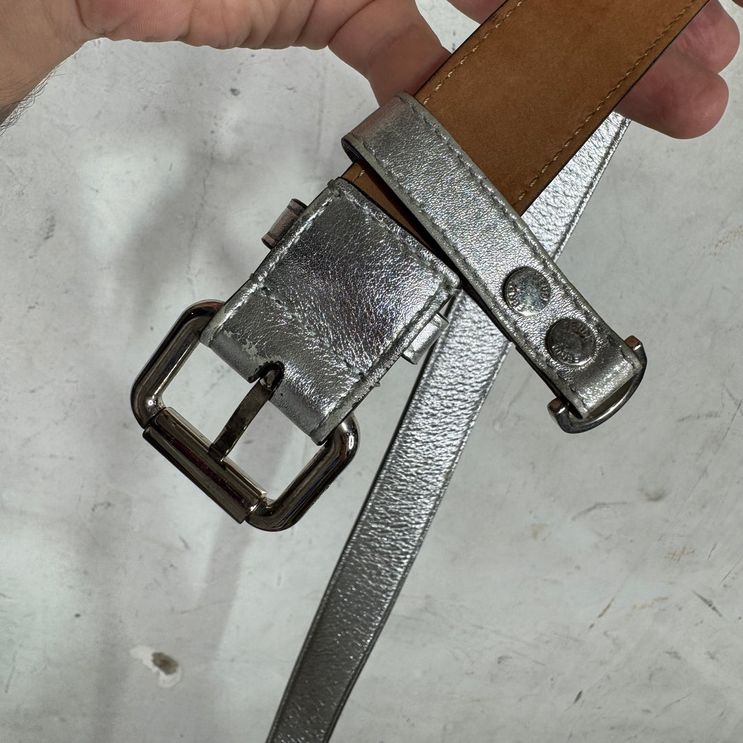 Fendi Metallic Cargo Belt