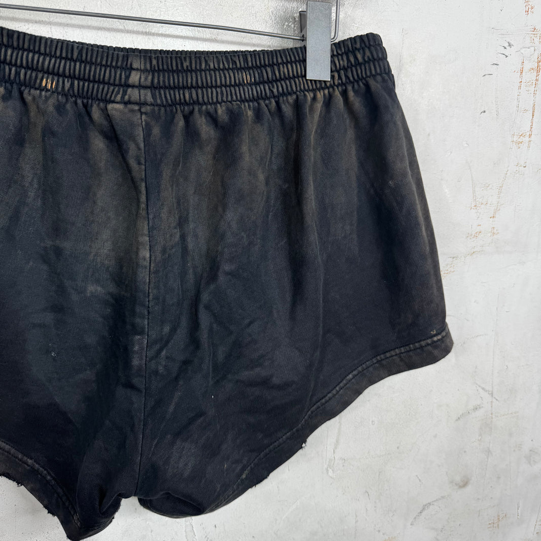 Balenciaga Mudded Short Sweatshorts