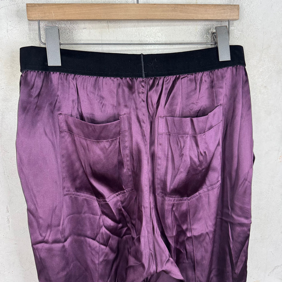 Tom Ford Purple Silk Lounge Pants