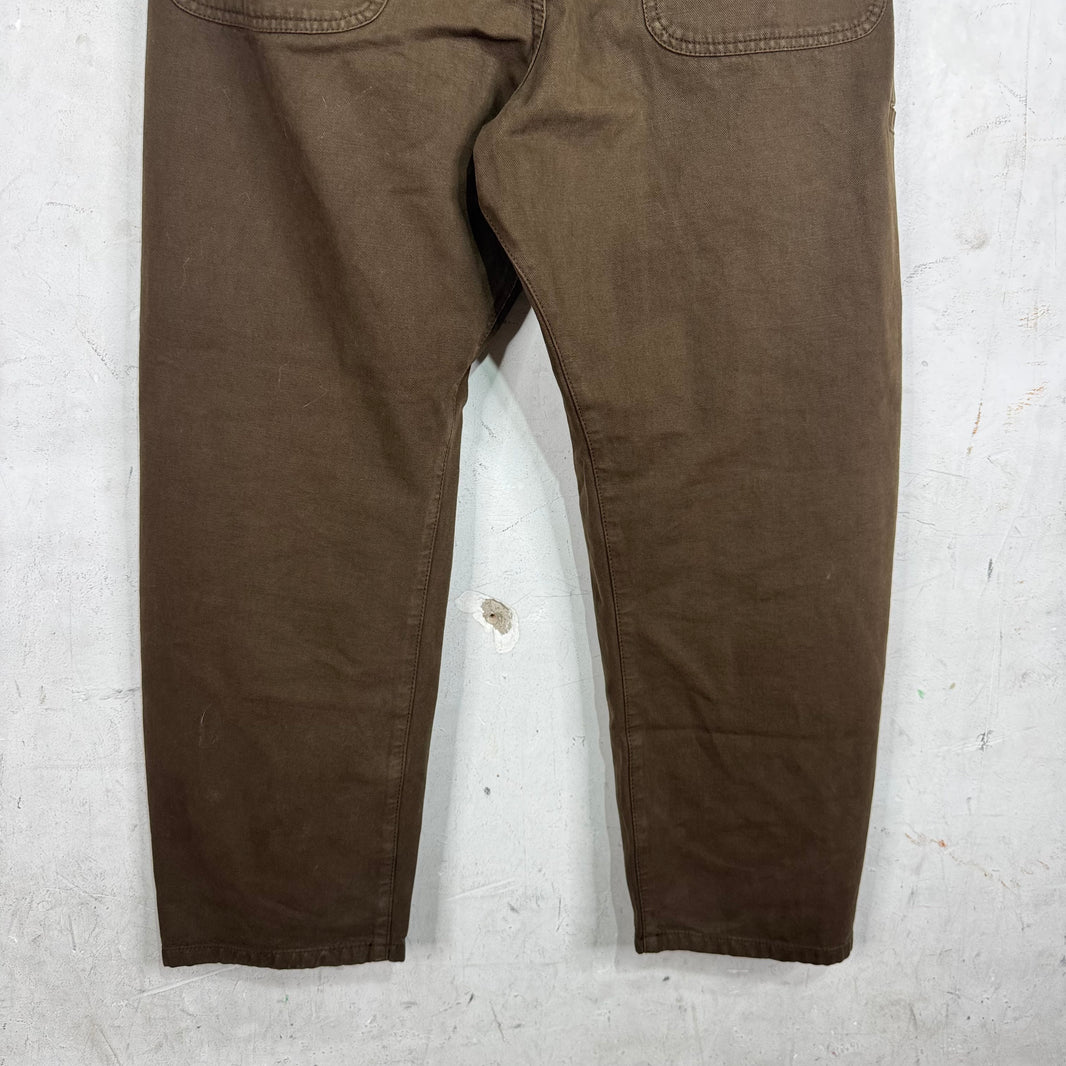 Lemaire Brown Wide Jeans
