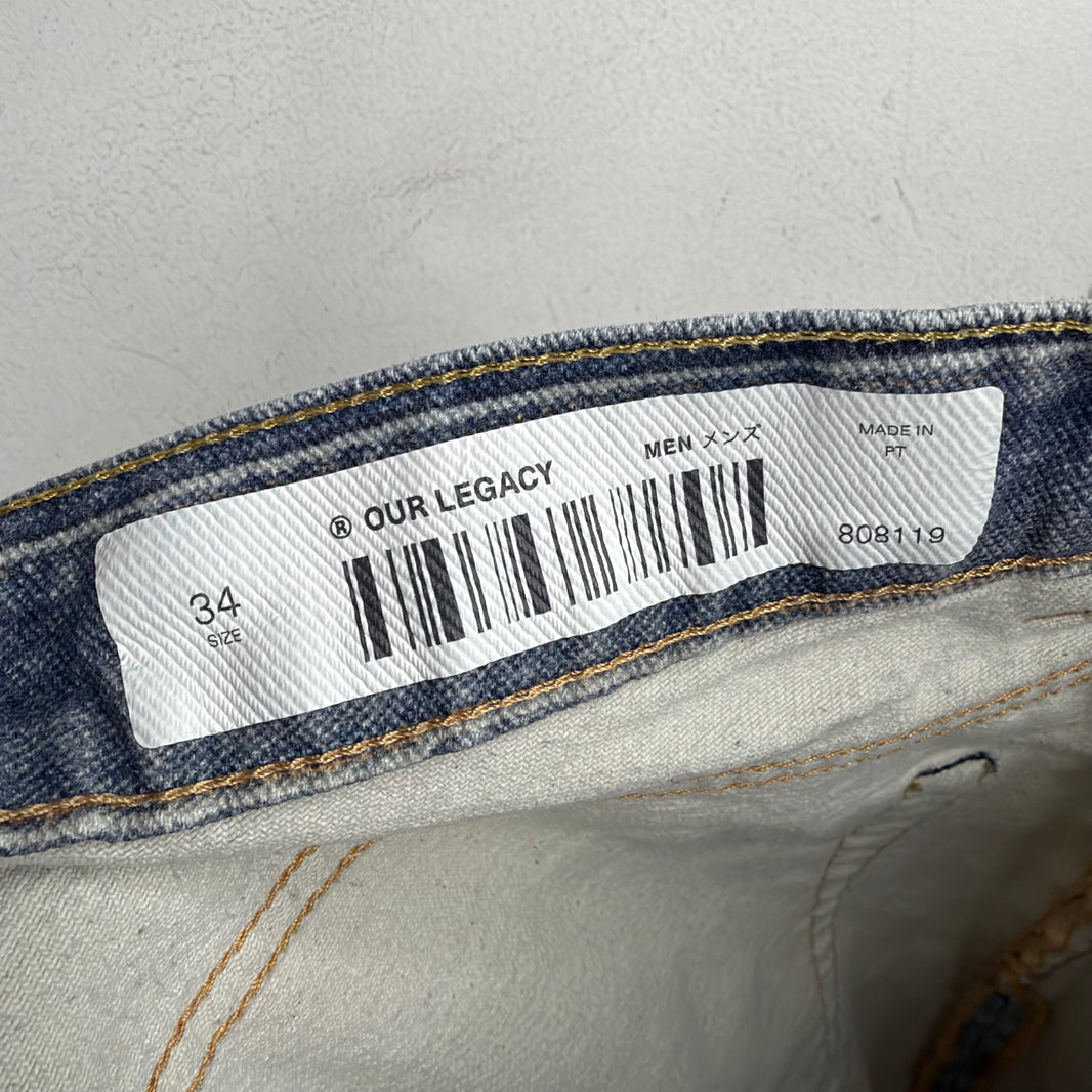 Our Legacy Trompe L'oeil Third Cut Jeans