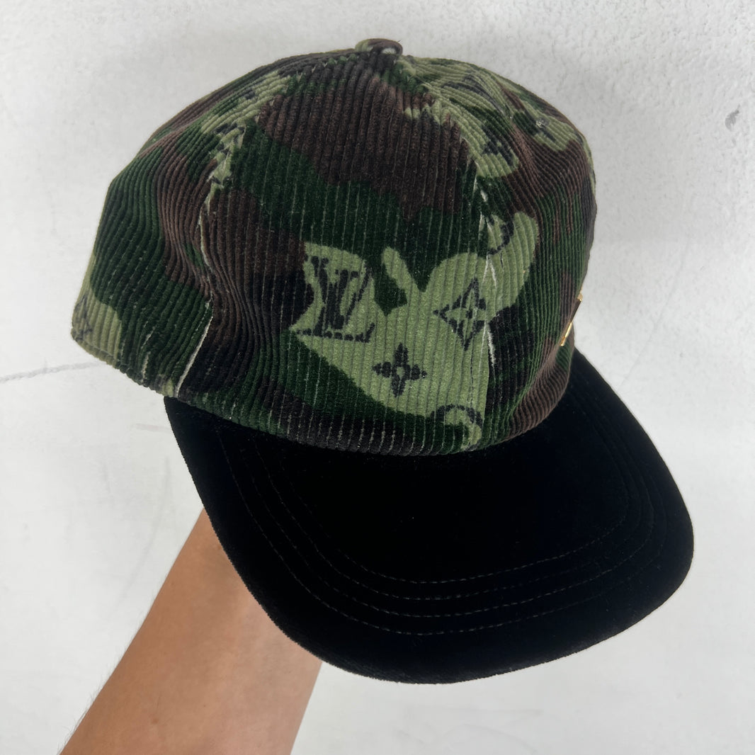 Louis Vuitton Corduroy Camo Hat