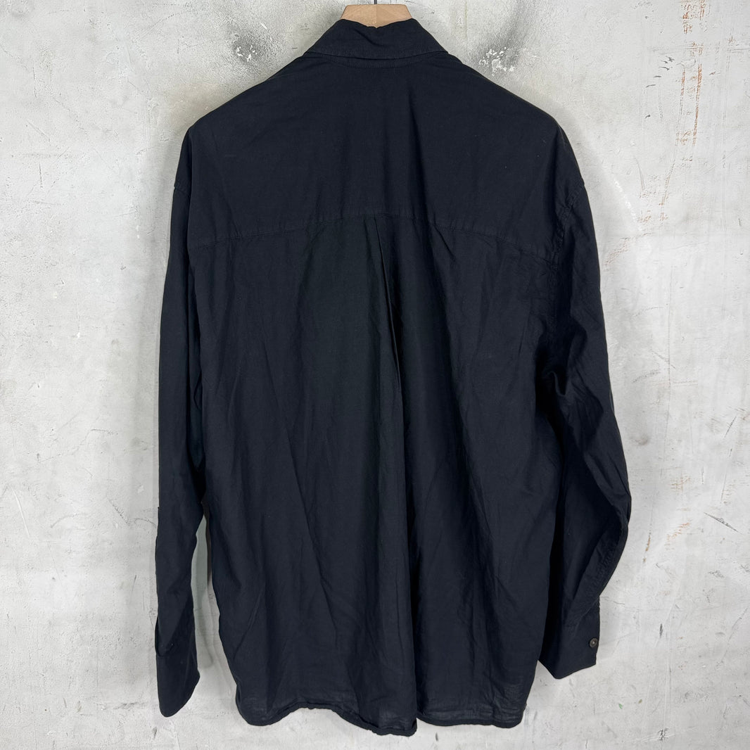 Our Legacy Black Borrowed BD Shirt