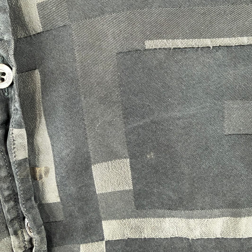 Gucci 1998 G Logo L/S Silk Shirt