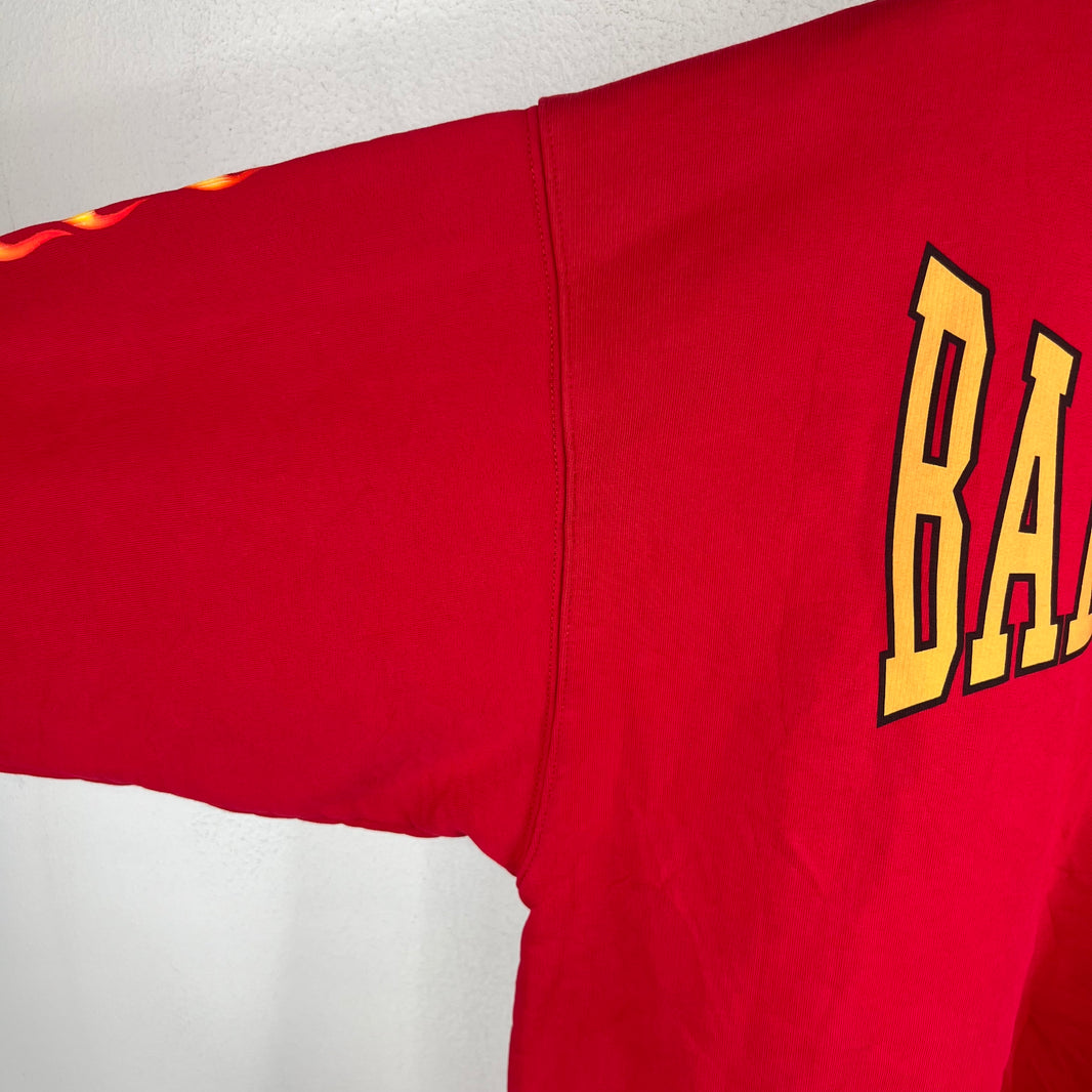 Balenciaga Sample Red Loop Unity Flames Hoodie
