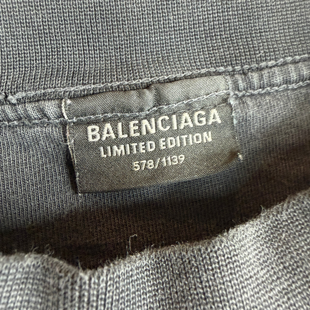 Balenciaga Black BFRND Oversized T-Shirt