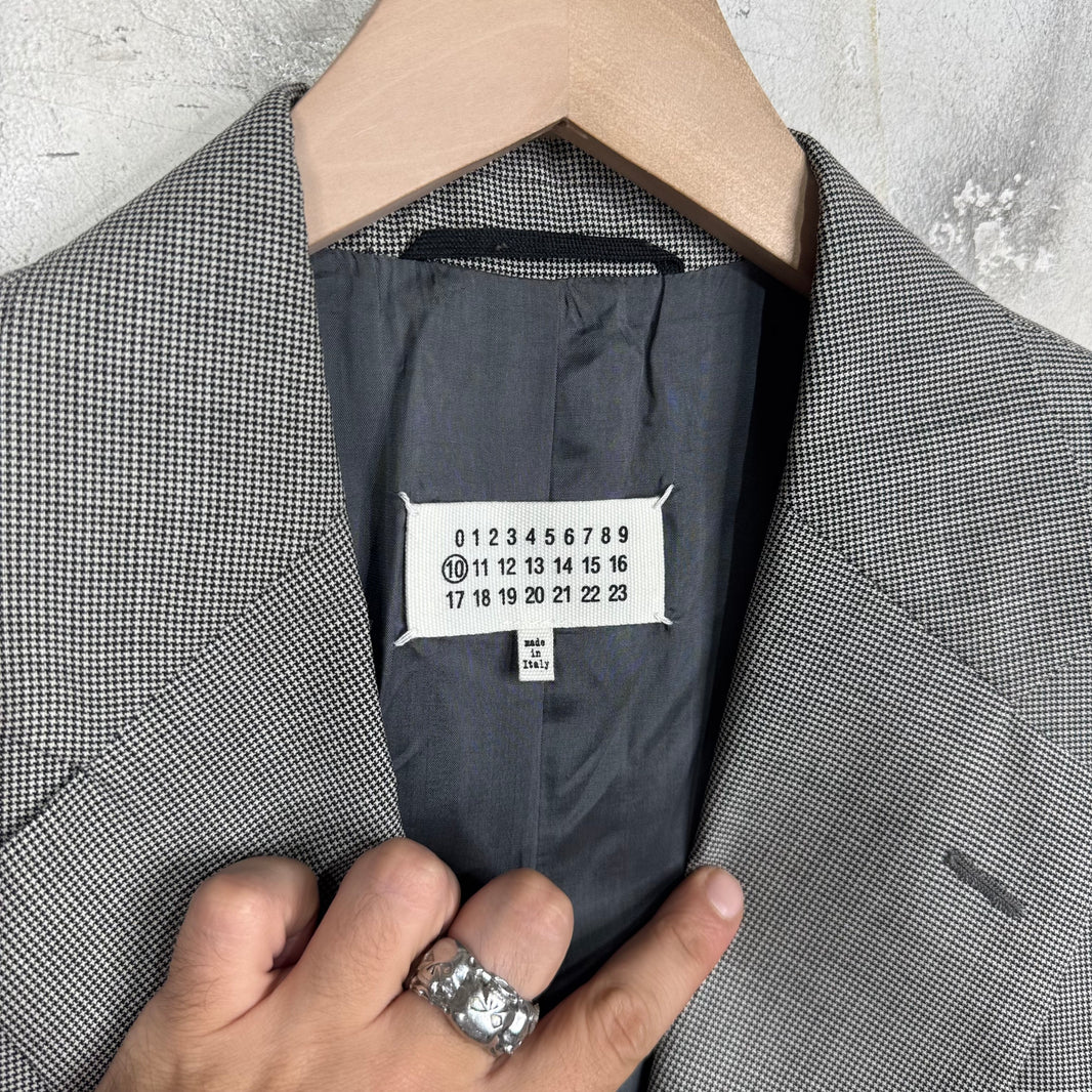 Margiela Houndstooth 2 Piece Suit Set