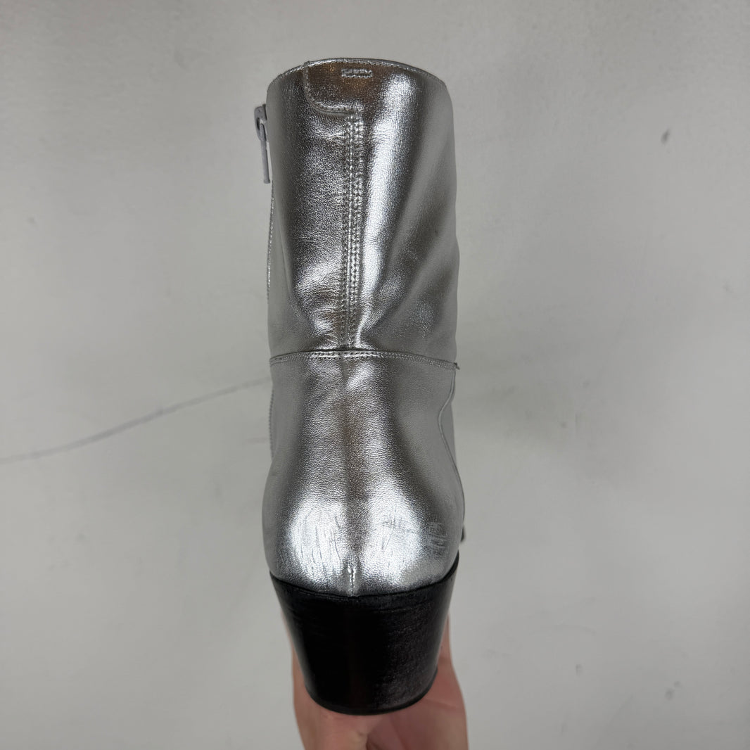 Celine Silver Jacno Boots