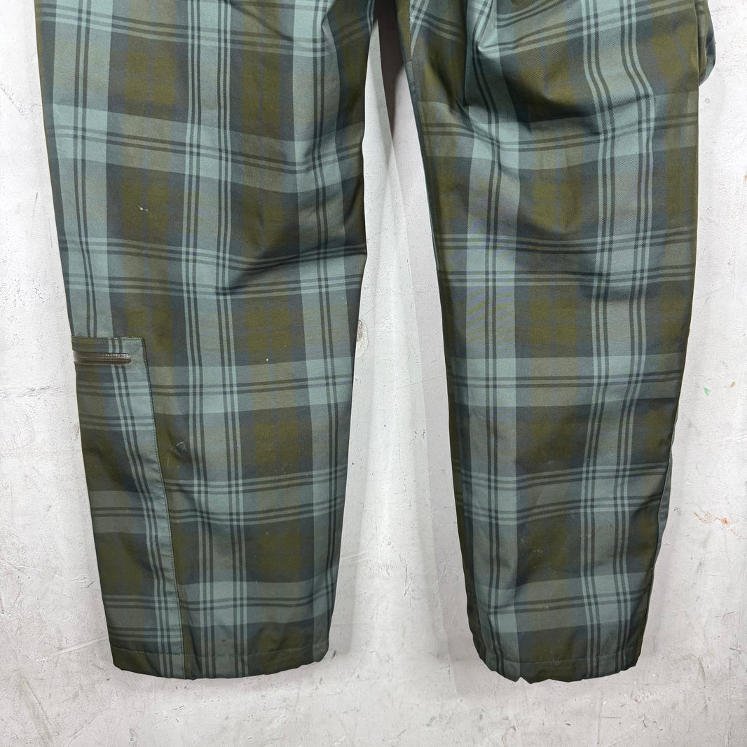 Supreme Green Plaid Gore-tex Pants