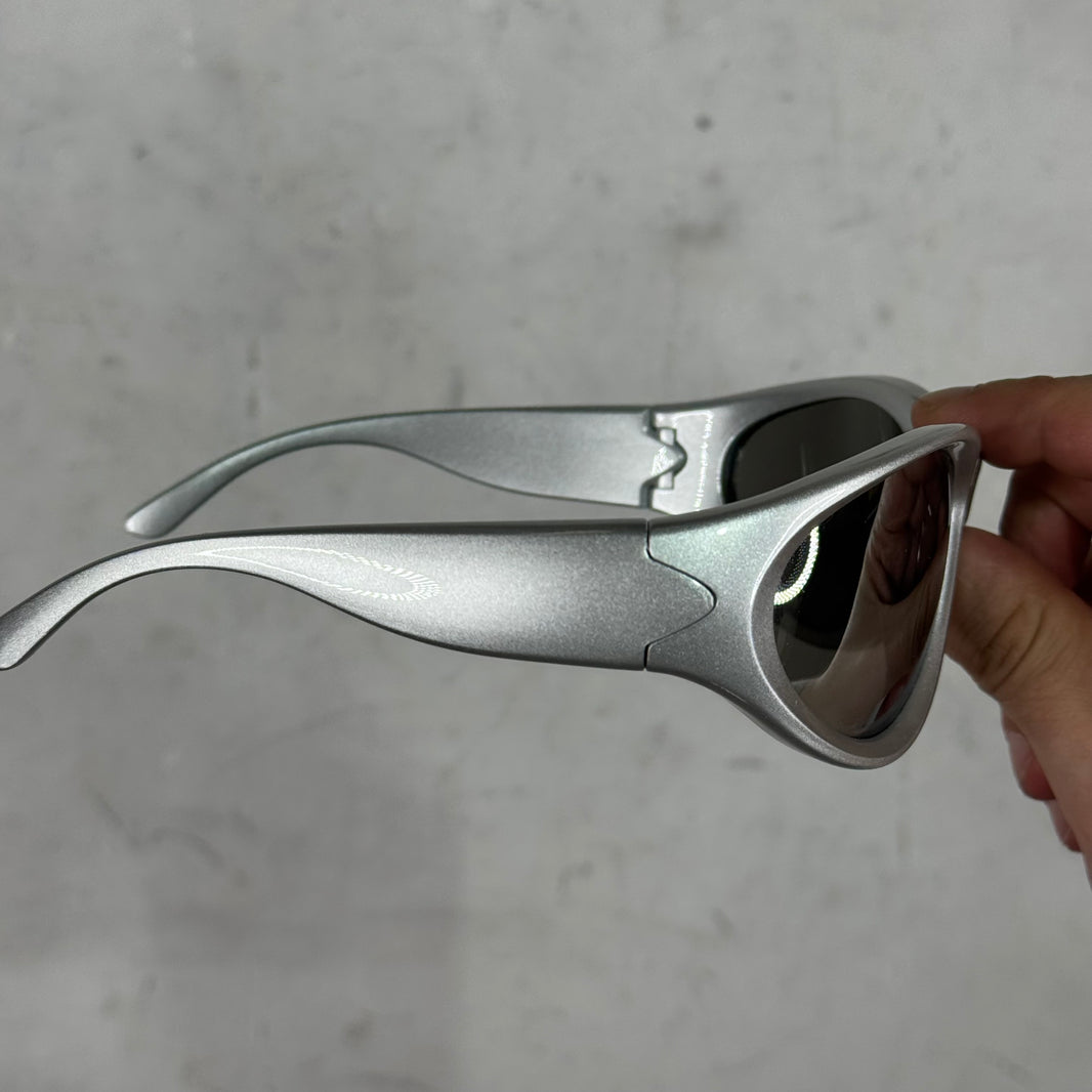 Balenciaga BB0158S Silver Sunglasses