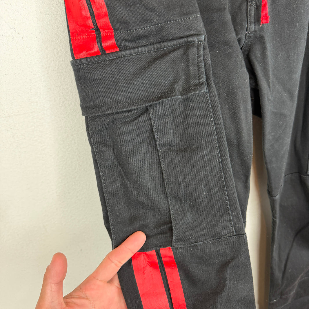 Amiri Red Stripe Cargo Jeans