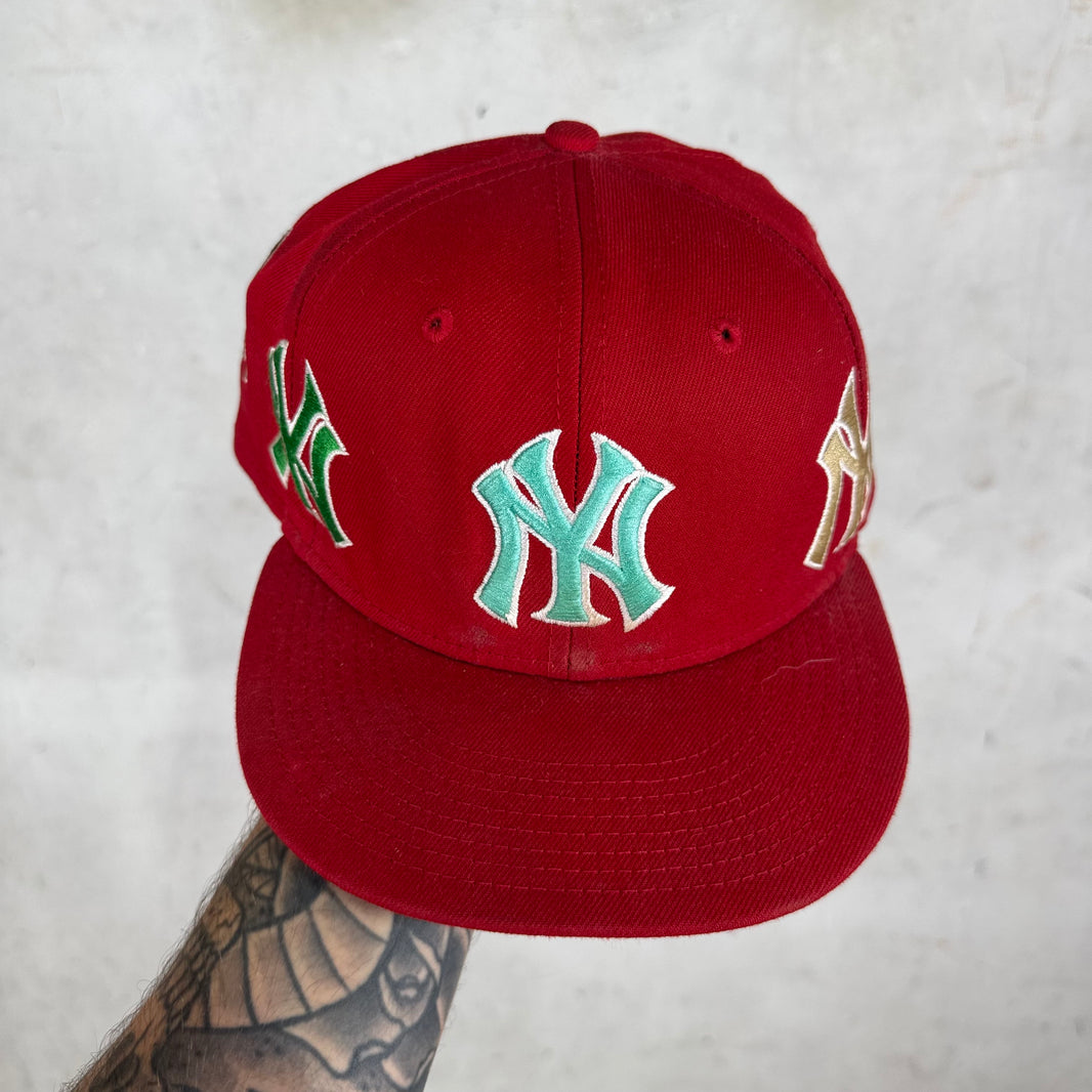 Supreme Red Yankee Kanji Fitted