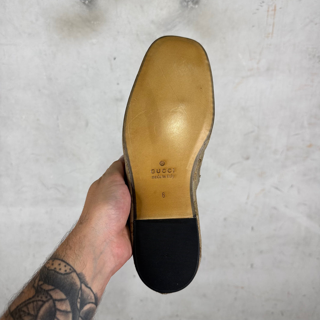 Gucci Monogram Ragazzo Mules