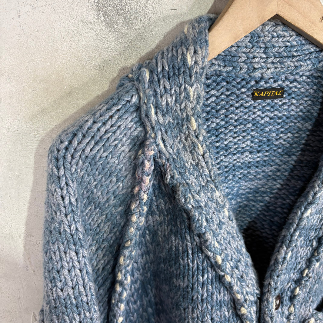 Kapital Heavy Cowichan Cardigan Knit Sweater