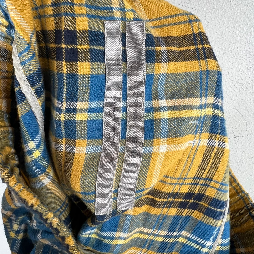 Rick Owens Acid Plaid Drop Crotch Pants