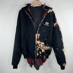 Balenciaga Bleached Unity Sports Icon Layered Hoodie