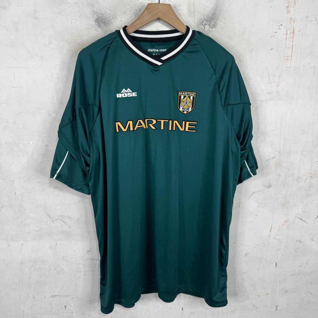 Martine Rose Green Layered Soccer Jersey