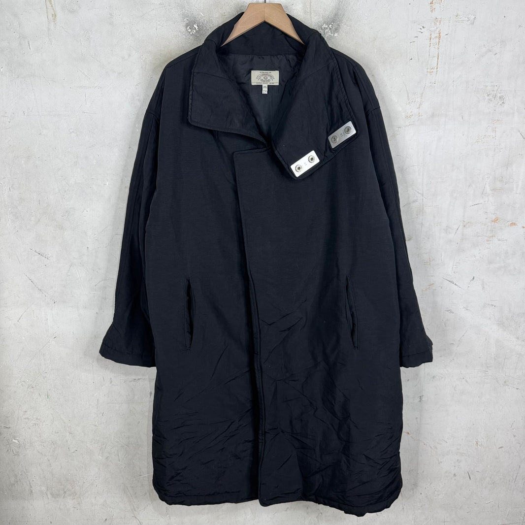 Armani Metal Plate Padded Long Coat