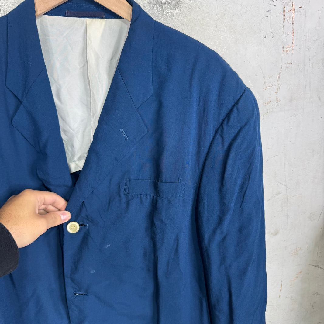 CDG Homme 1995 Blue Partial Lined Blazer