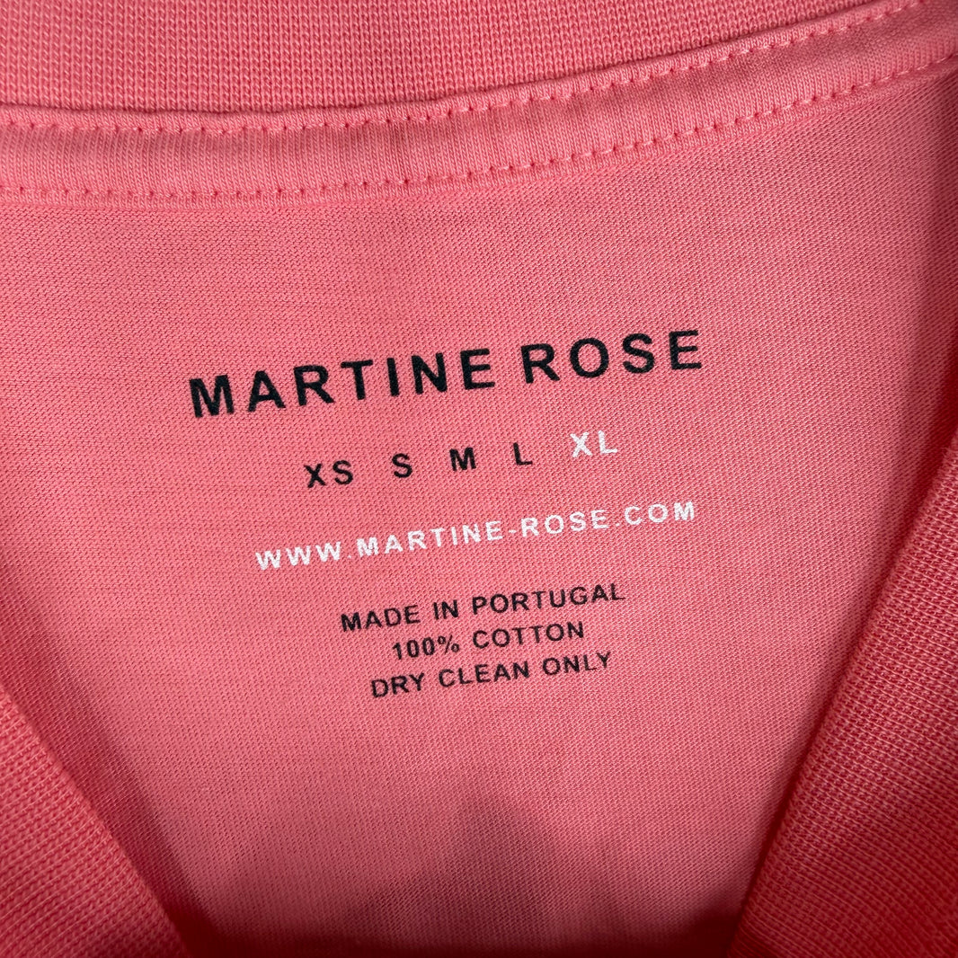 Martine Rose Pink Promising Britain Clown T-Shirt