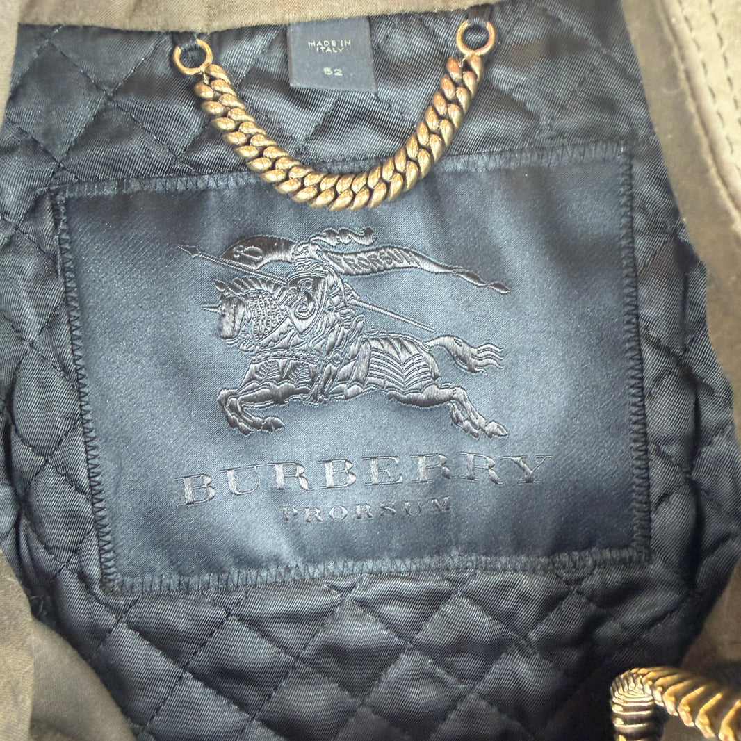 Burberry Olive Runway Cargo Jacket