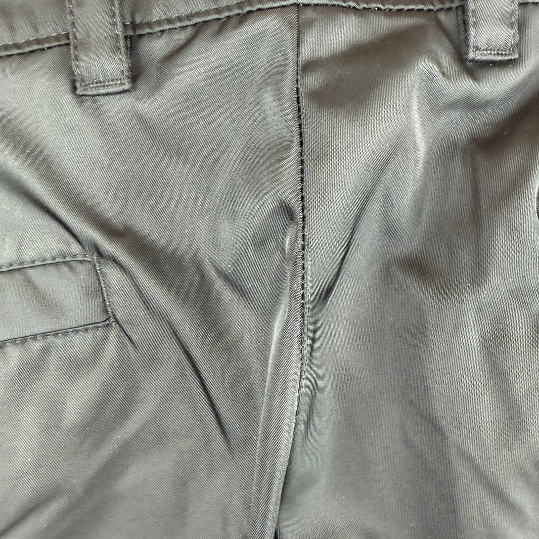 Prada Badge Buckle Nylon Cargo Pants
