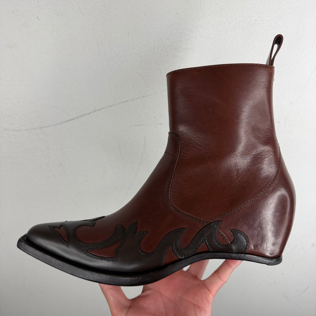 Margiela Heel-less Western Flame Boots
