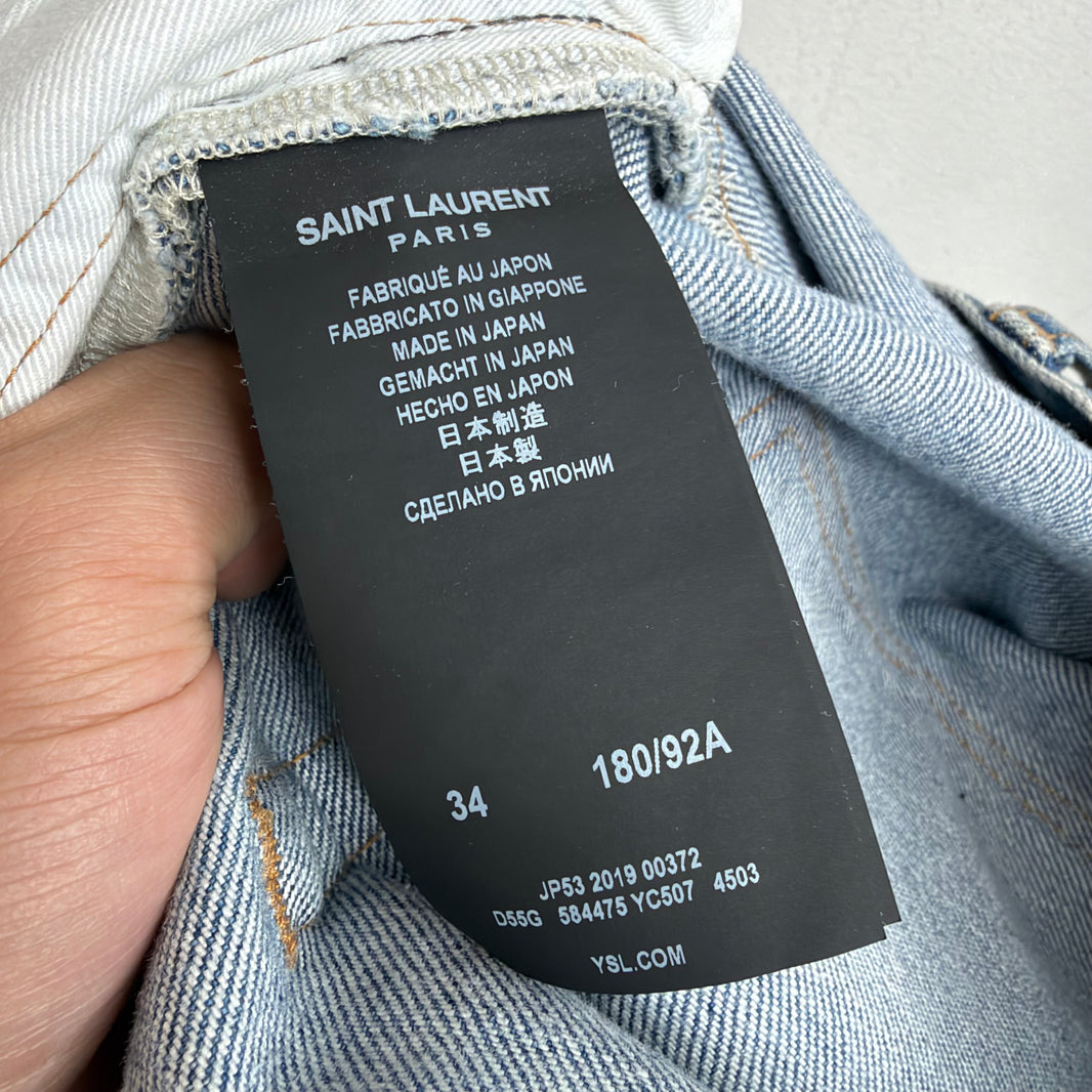 Saint Laurent D20 Light Wash Jeans