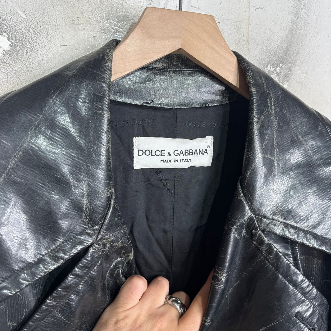 Dolce Gabanna 90's Coated Trench Jacket