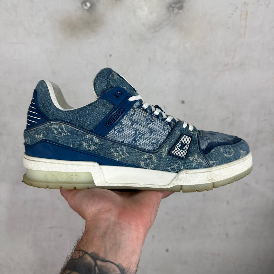 Louis Vuitton Denim Monogram Trainers