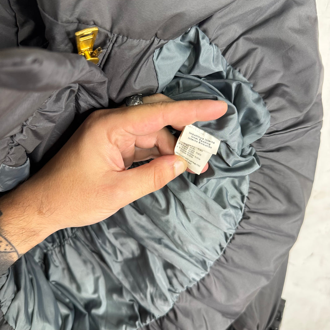 Jean Paul Gaultier Vintage Grey Bondage Puffer