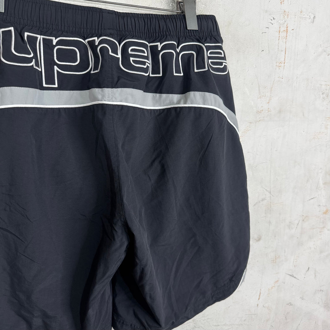 Supreme Black/Grey Swimming Trunks