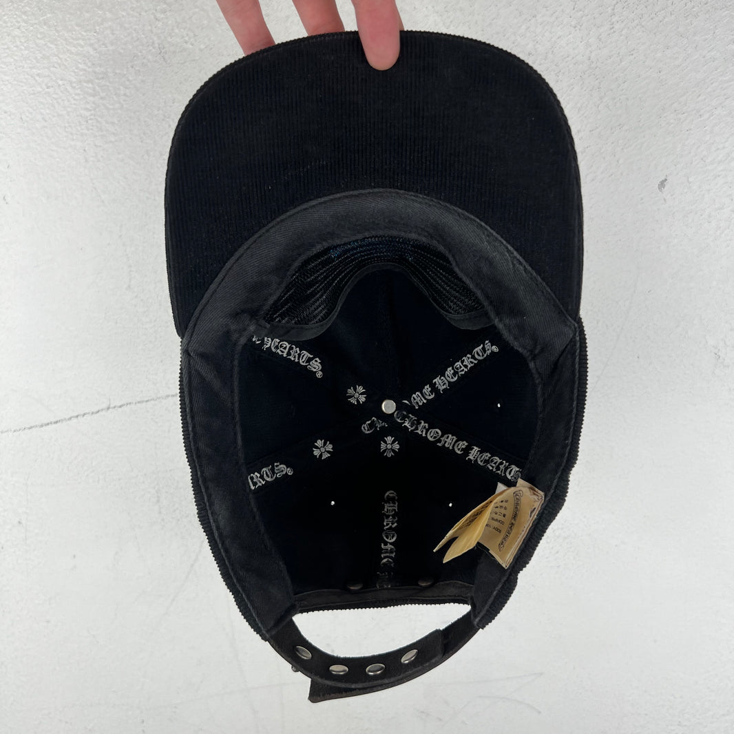 Chrome Hearts Dagger Vine Corduroy Snapback Hat