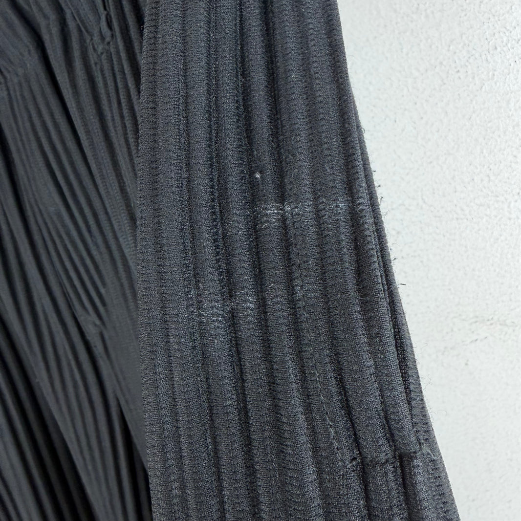 Issey Miyake Black Pleated Pants