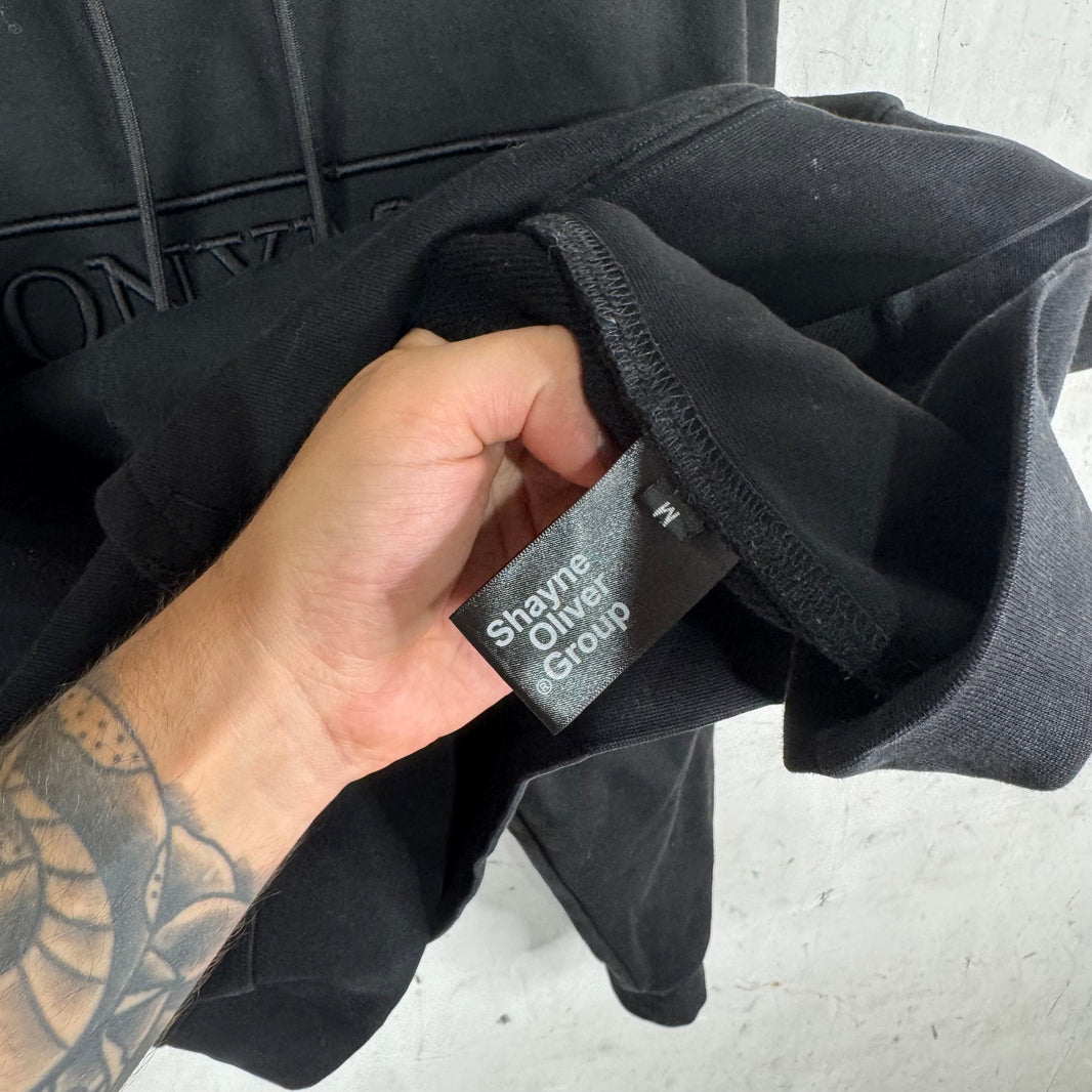 Anonymous Club Tonal Black Logo Hoodie