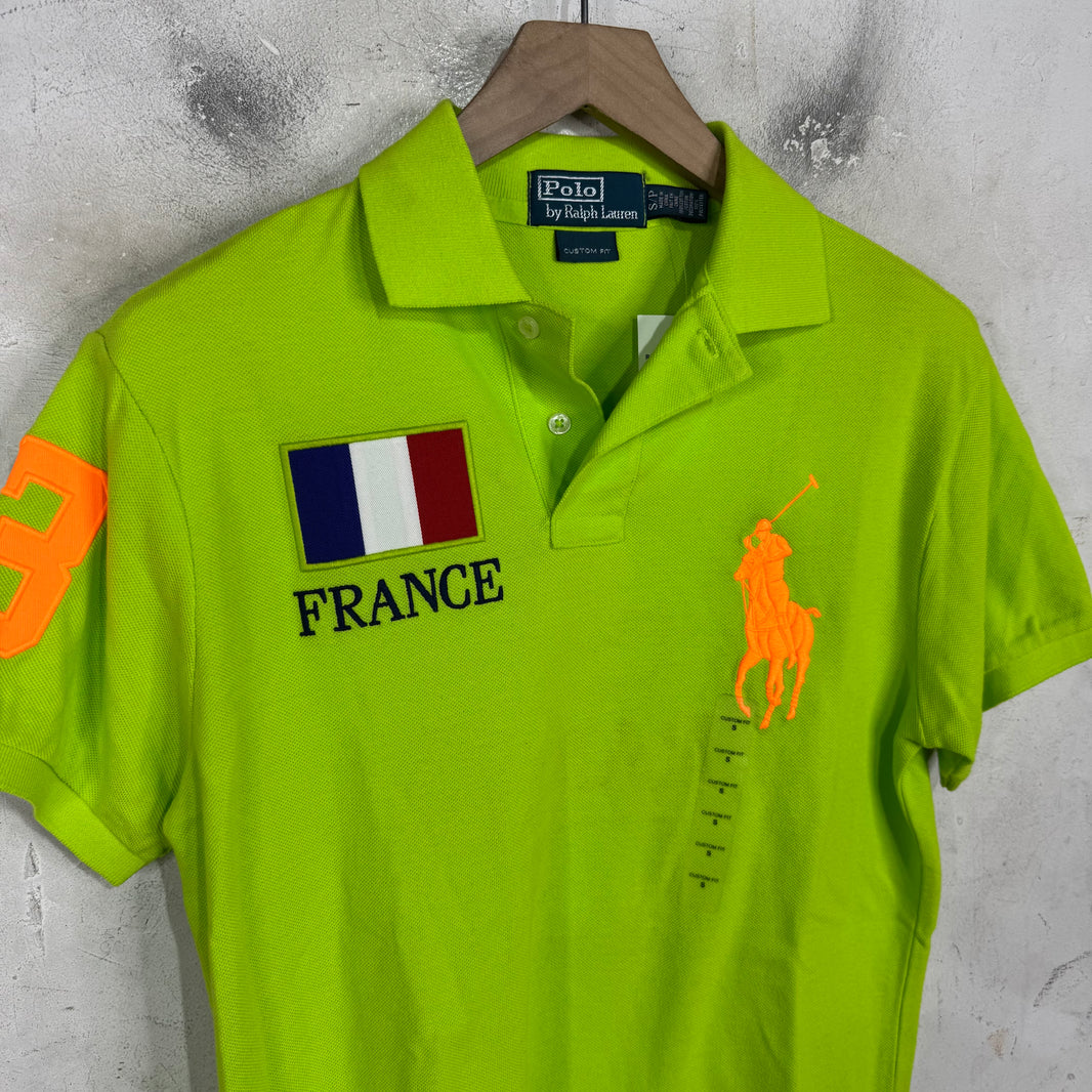 Ralph Lauren Neon France Big Pony Polo