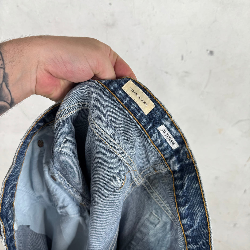 Stefan Cooke Patched Levi's Jeans