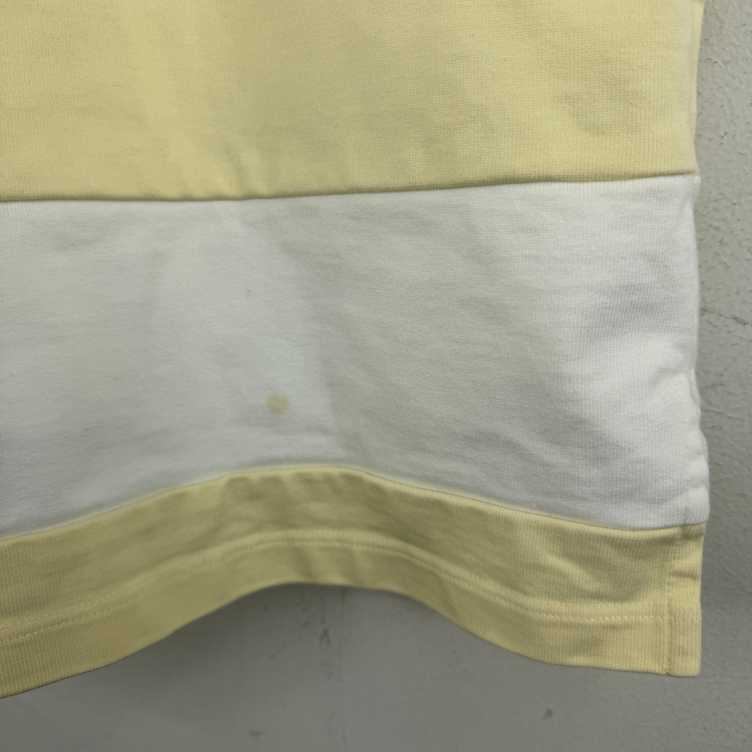 Prada Striped Panelled Polo T-Shirt