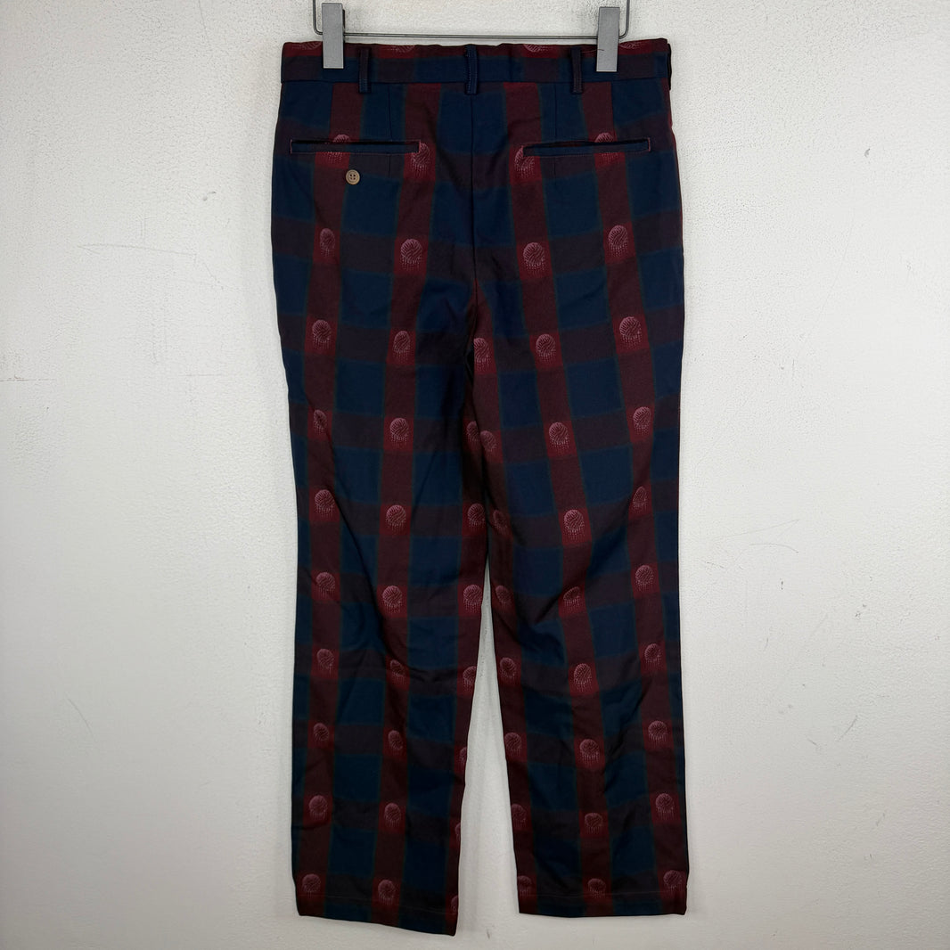 CDG Plaid Red/Blue Pants