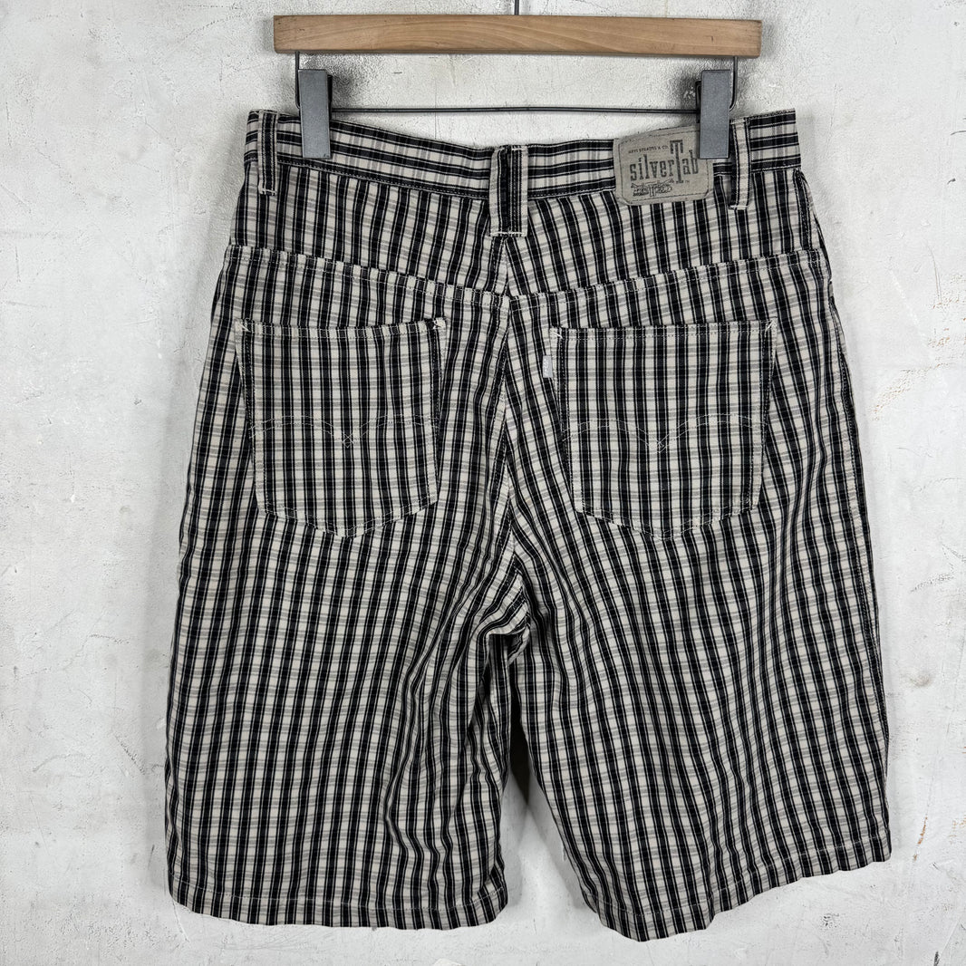 Vintage Levi's Silvertab Plaid Wide Shorts