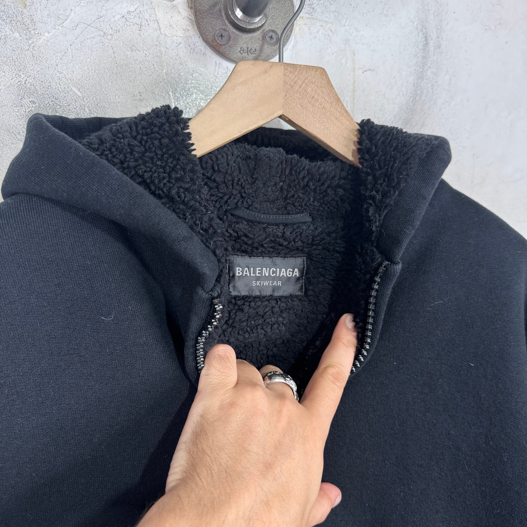 Balenciaga Skiwear Heavy Zip Hoodie
