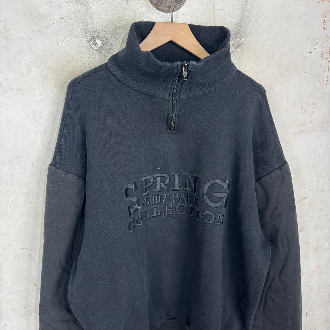 Balenciaga Spring Embroidered 1/4 Zip